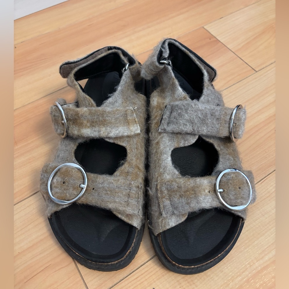 Zara Birkenstock style sandals